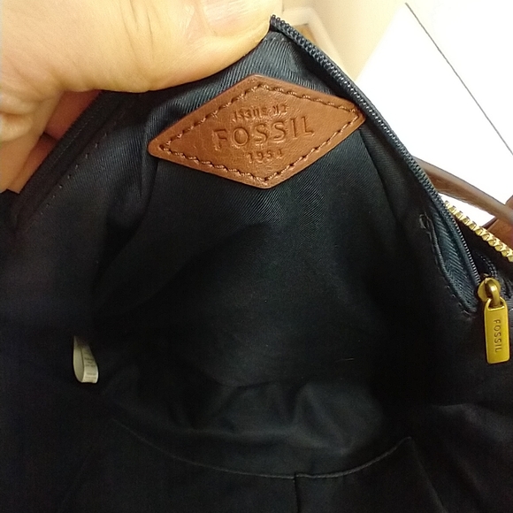 Fossil Women's Multi Color Leather Hobo Floral Purse Handbag. Small Scratch - Picture 11 of 15